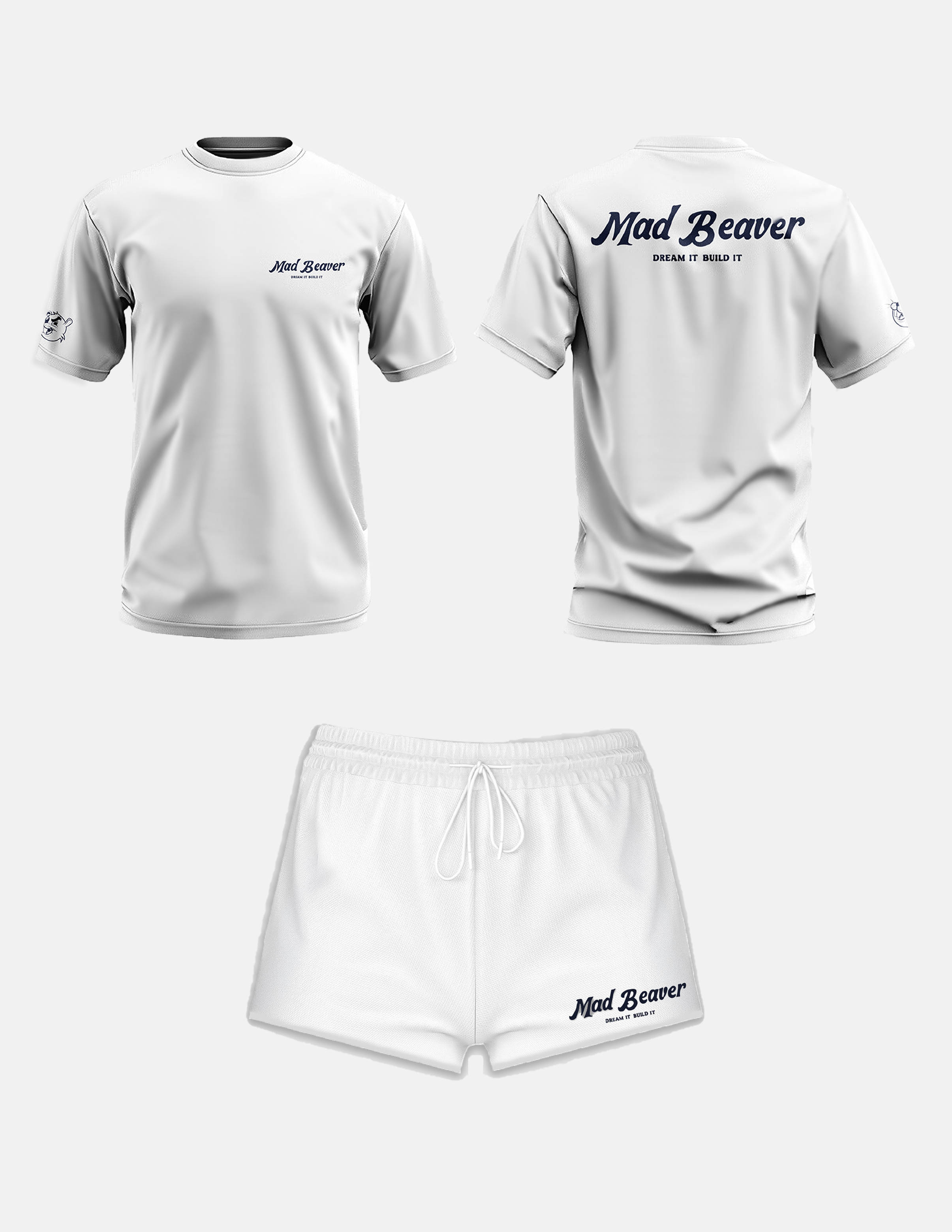 CLASSIC SET: Tee Shirt and Women shorts