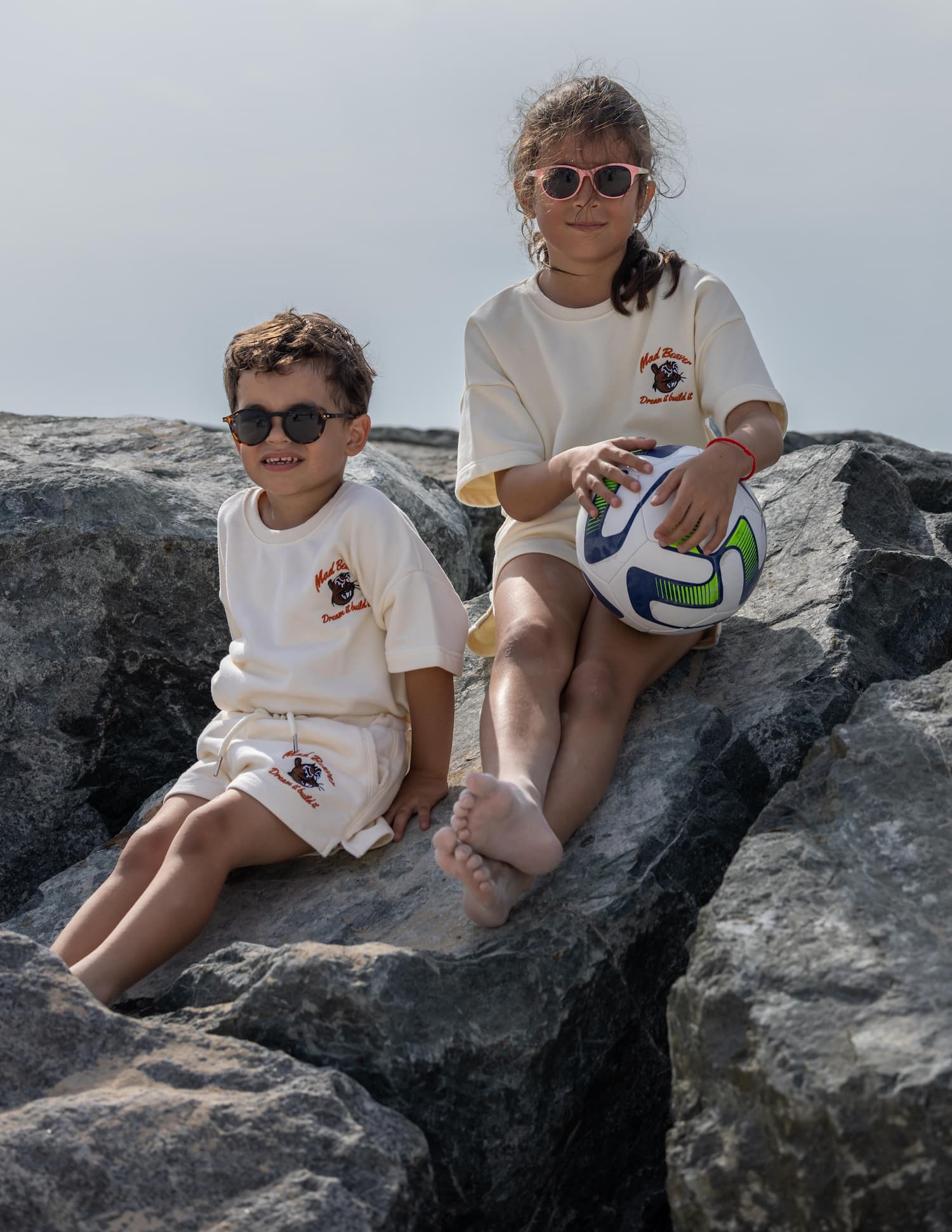 BEAVER HEAD KIDS Set: Tee Shirt and Short