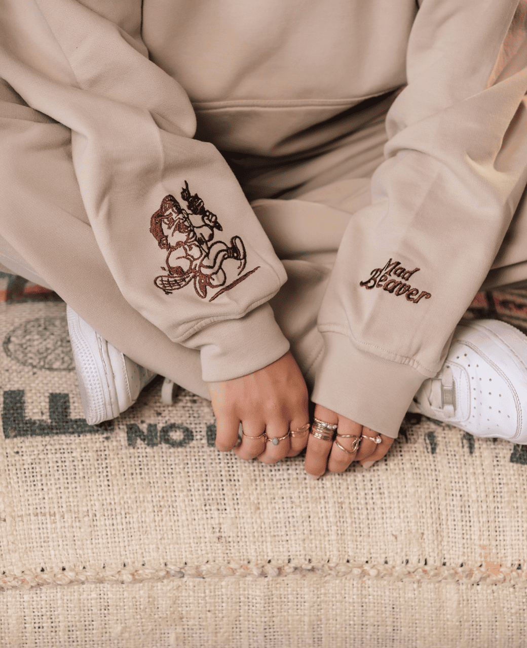 LIBERTY Beige Hoodie