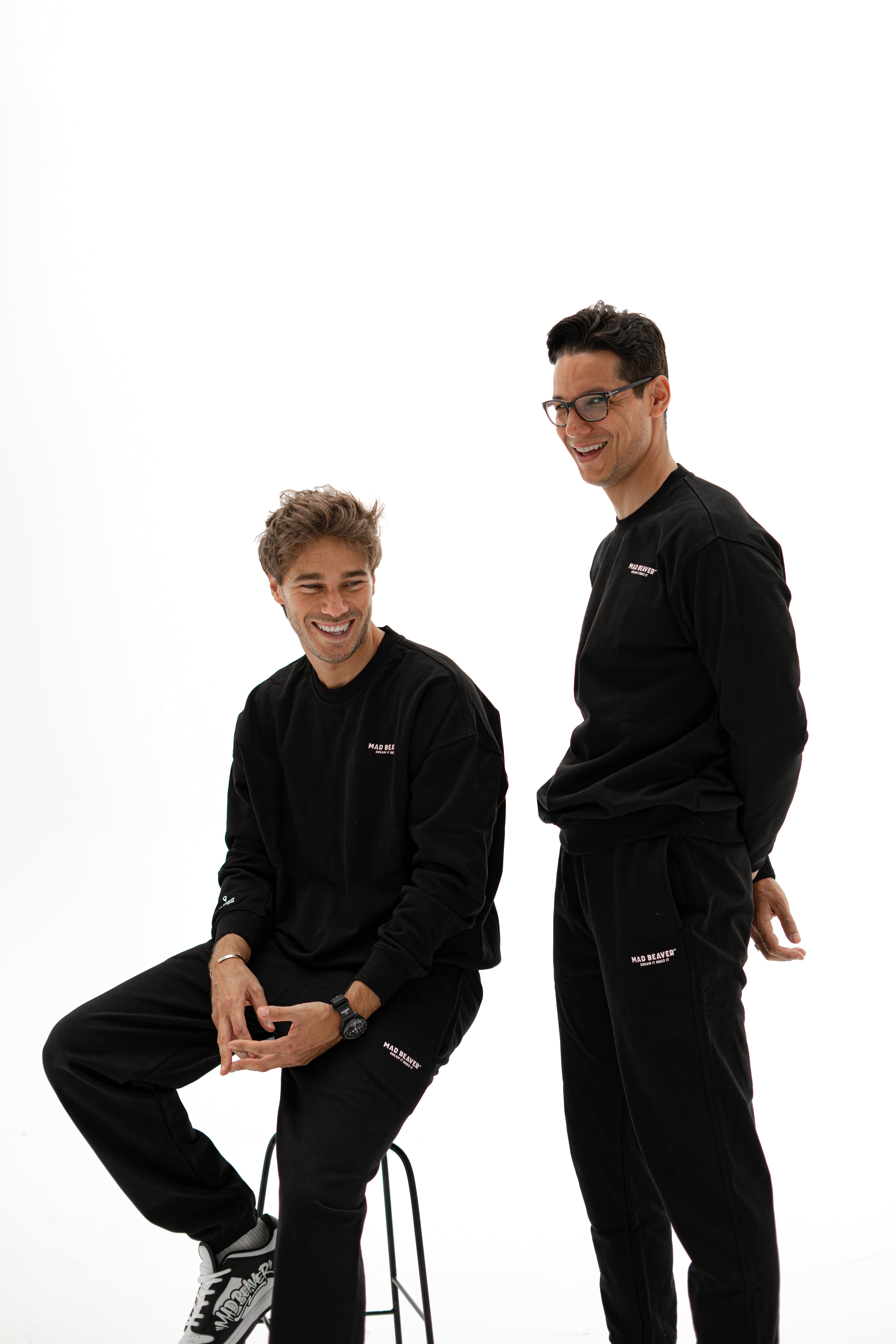 ESSENTIAL Black Crewneck Sweatshirt