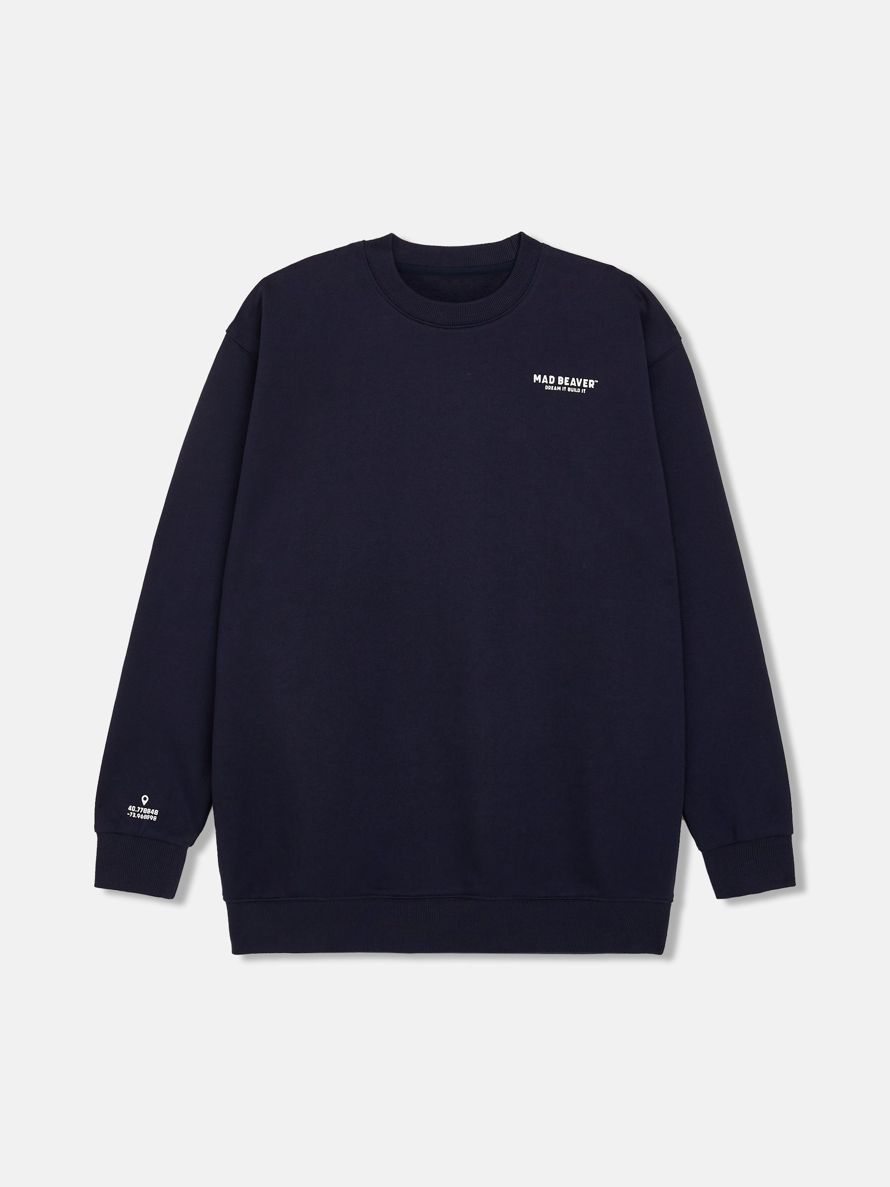 ESSENTIAL Dark Blue Crewneck Sweatshirt