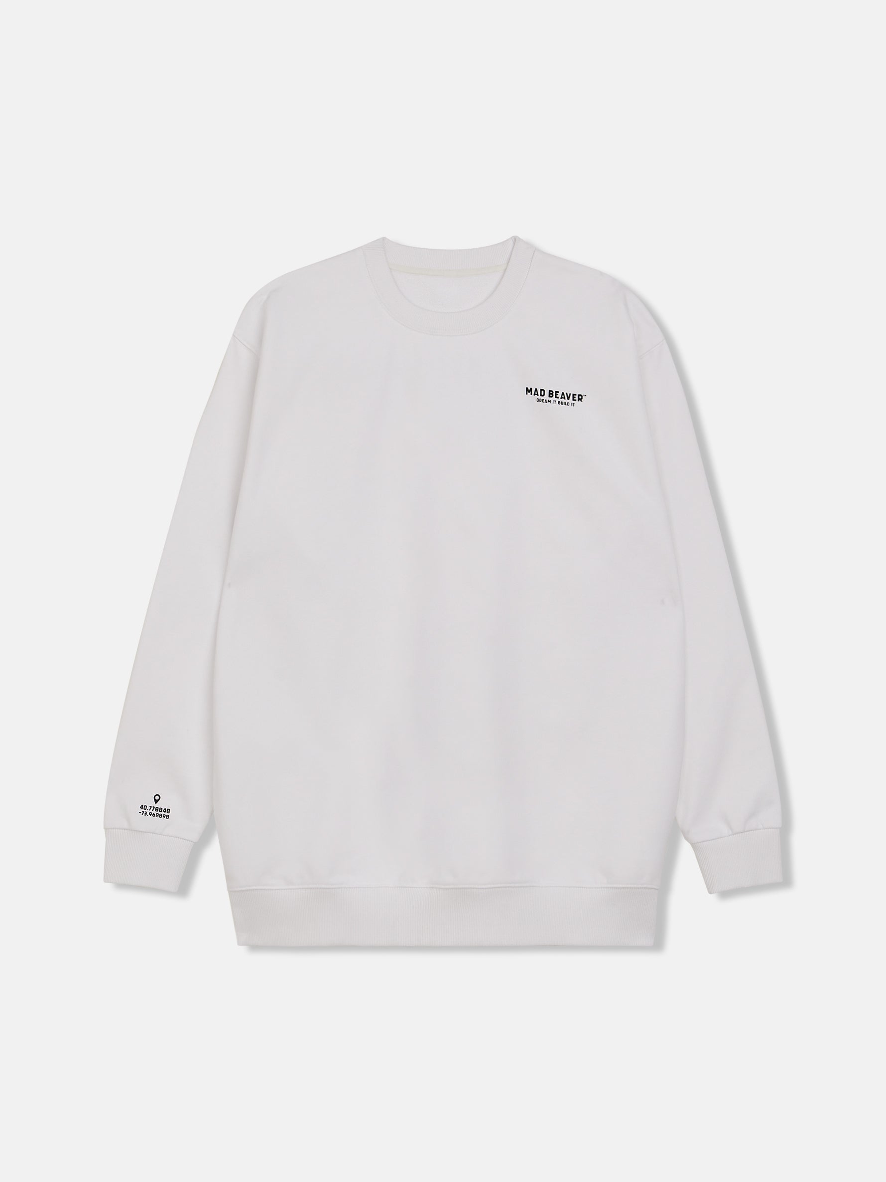 ESSENTIAL White Crewneck Sweatshirt