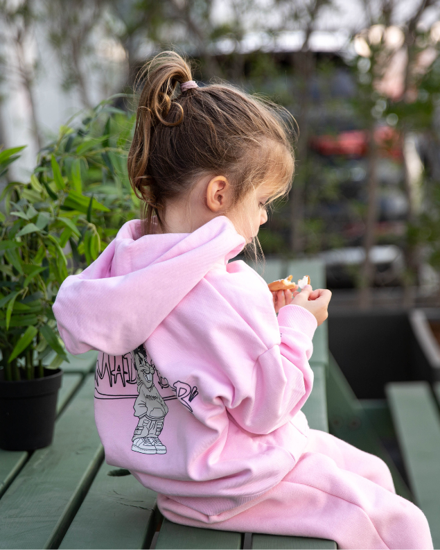 STREETWEAR KIDS Pink Hoodie