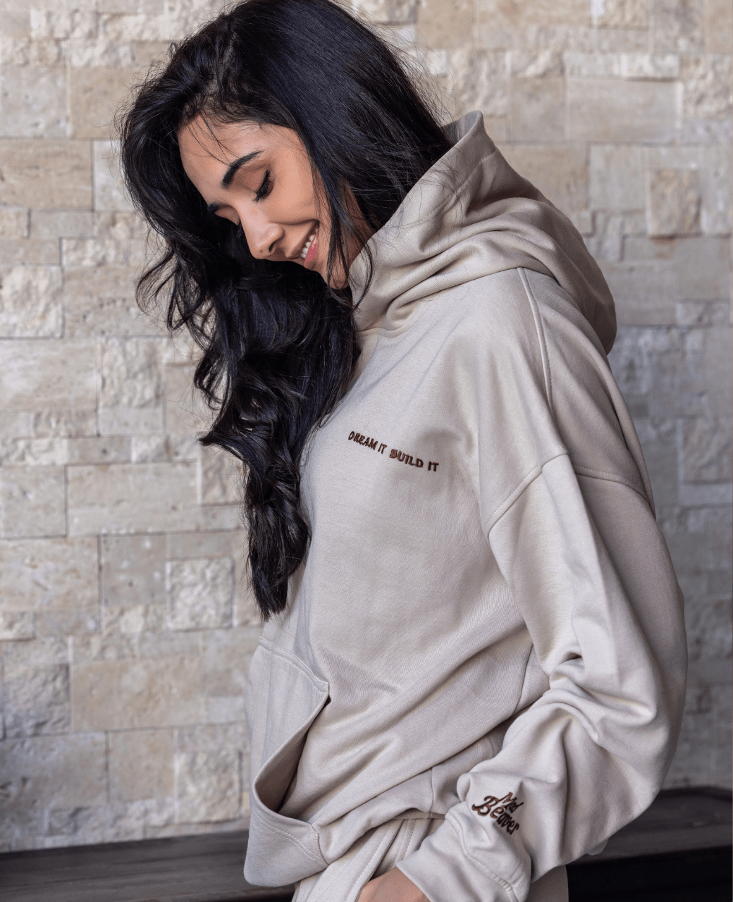 LIBERTY Beige Hoodie