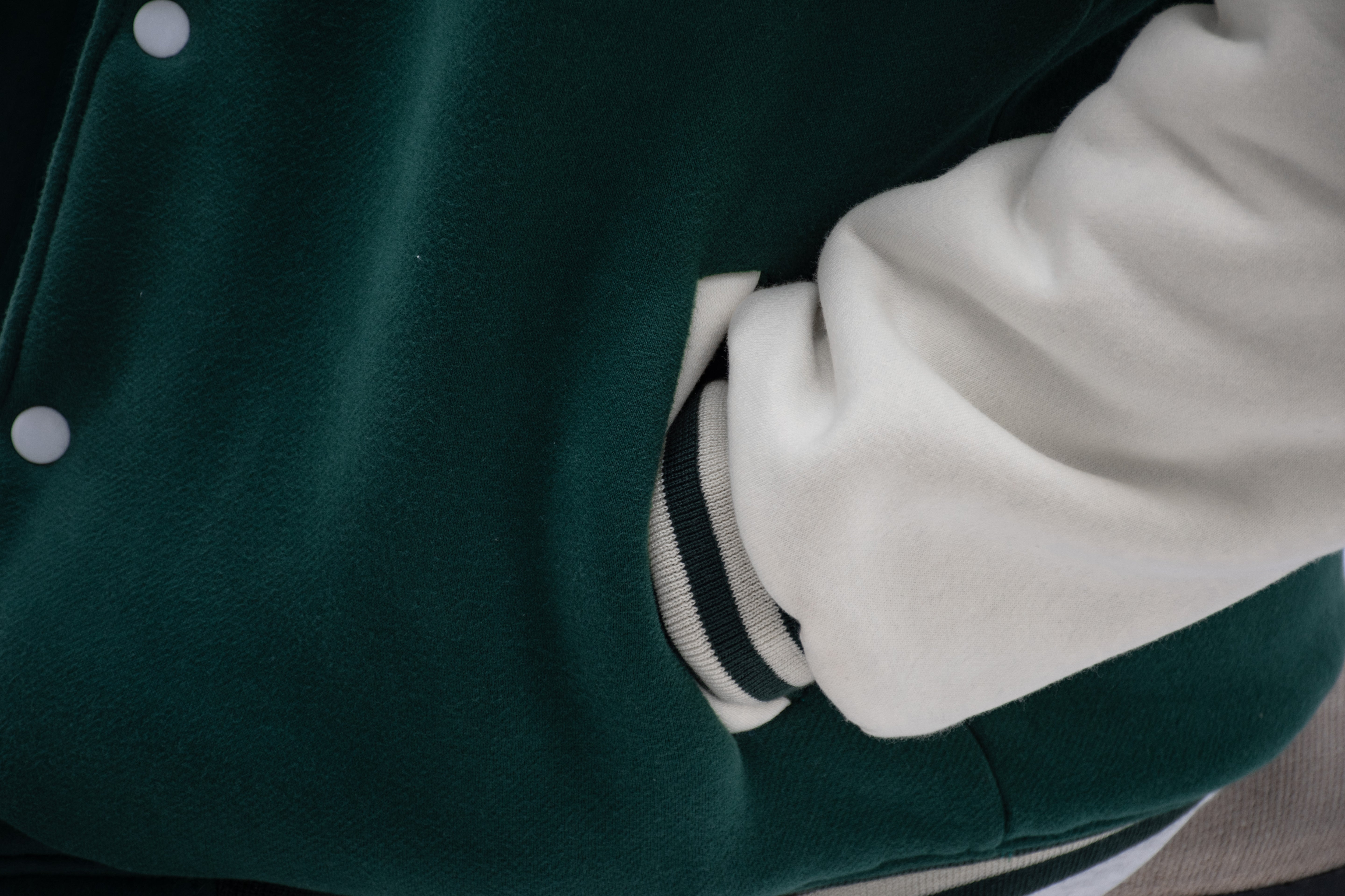 VARSITY Jacket - Dark Green