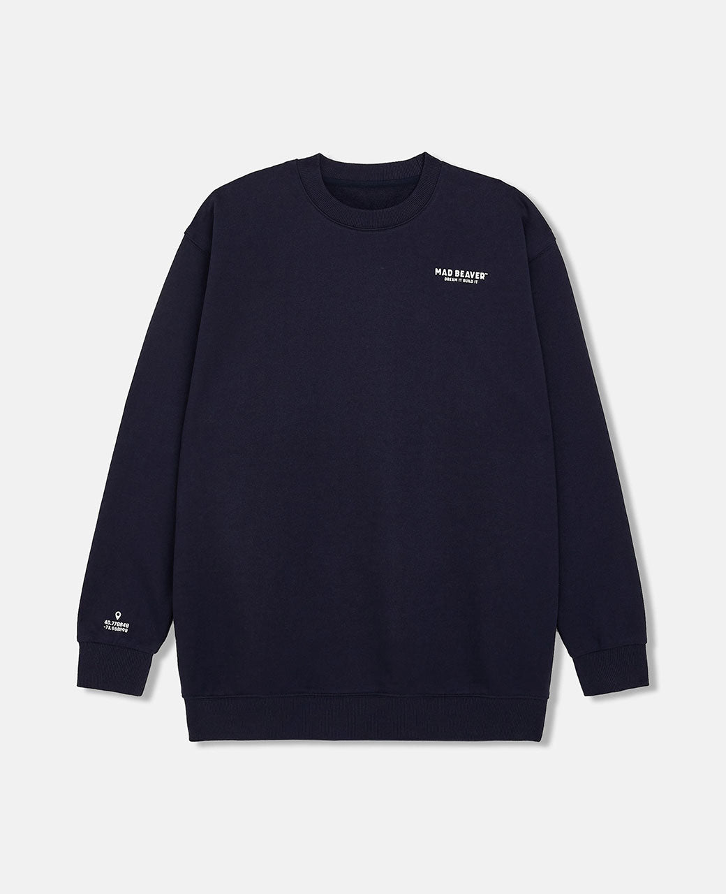 ESSENTIAL Dark Blue Crewneck Sweatshirt